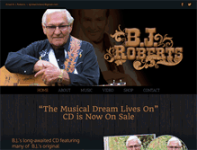 Tablet Screenshot of bjrobertsmusic.com